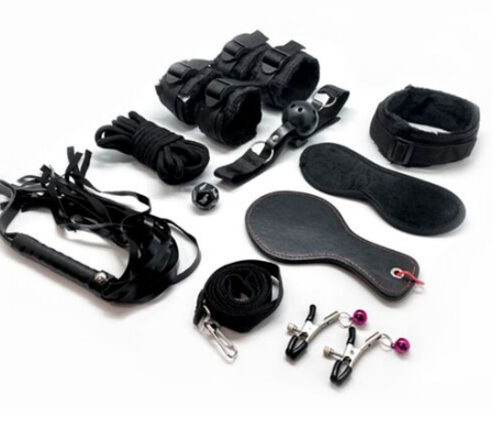Kit BDSM Fury 10 Piezas Completo | Bondage Premium
