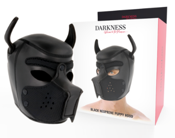 Máscara de Perro Neopreno - Hocico Extraíble | Juego de Roles