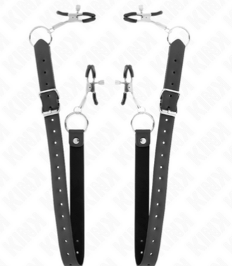 KINK - Pinzas para Clítoris 4 Enganches Ajustables