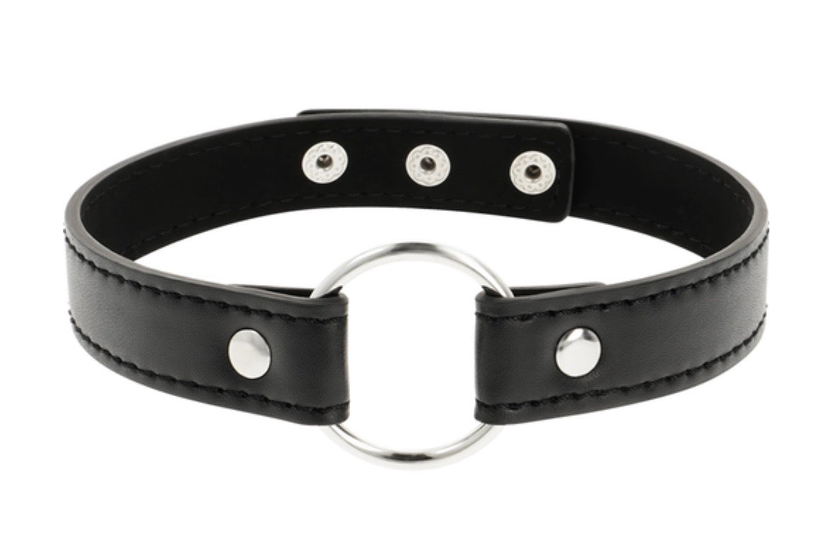 Collares choker Coquette de cuero vegano