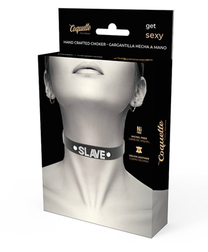 Coquette: Choker cuero vegano