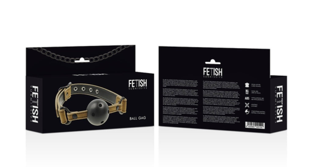 Mordaza Fetish Submissive - Cuero Vegano