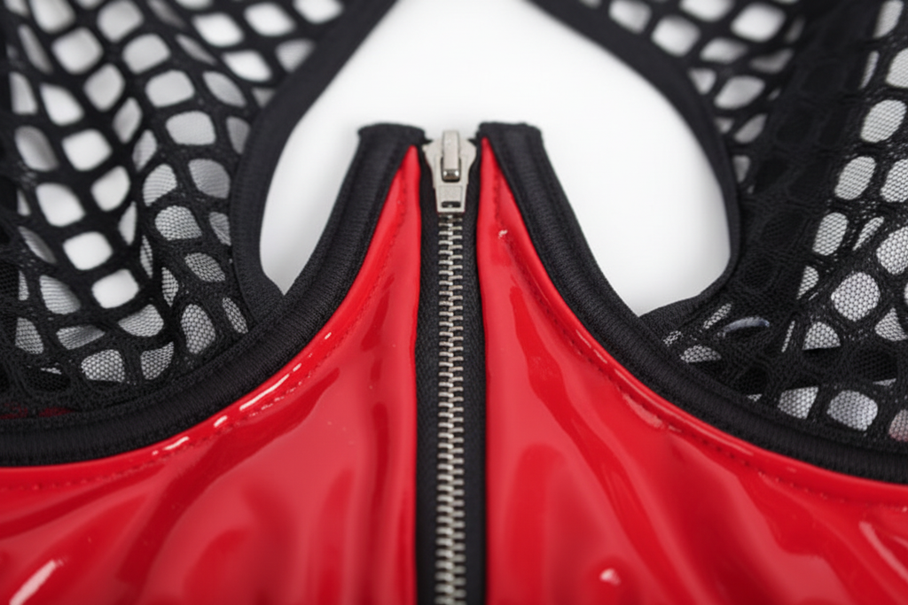 Detalle cremallera frontal