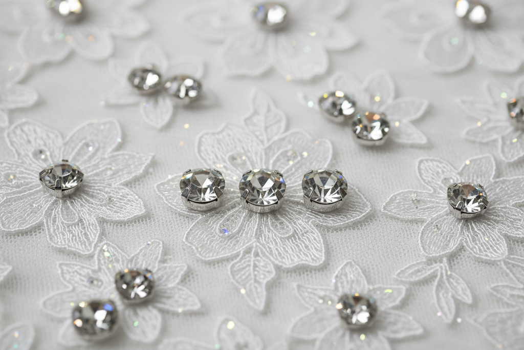 Detalle strass brillantes