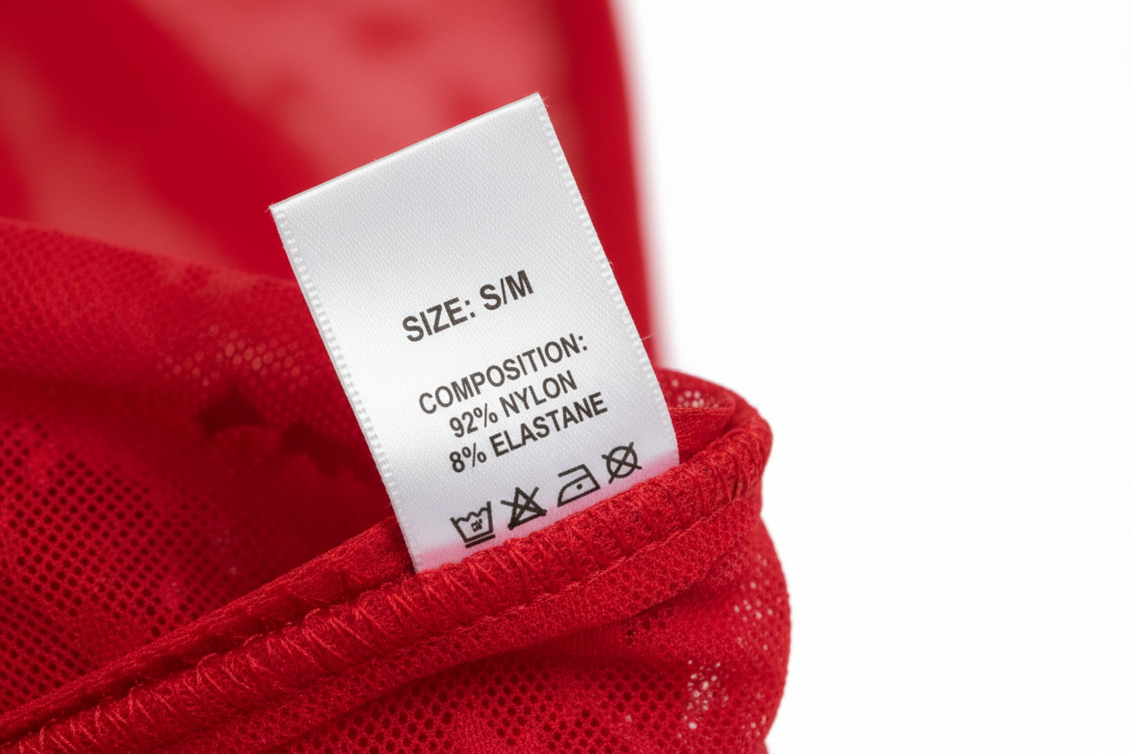 Etiqueta composición