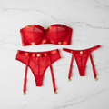 Flatlay conjunto Good As Gold rojo
