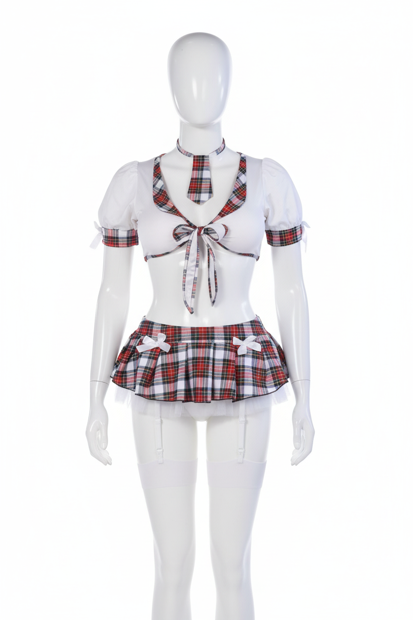 Maniquí frontal colegiala