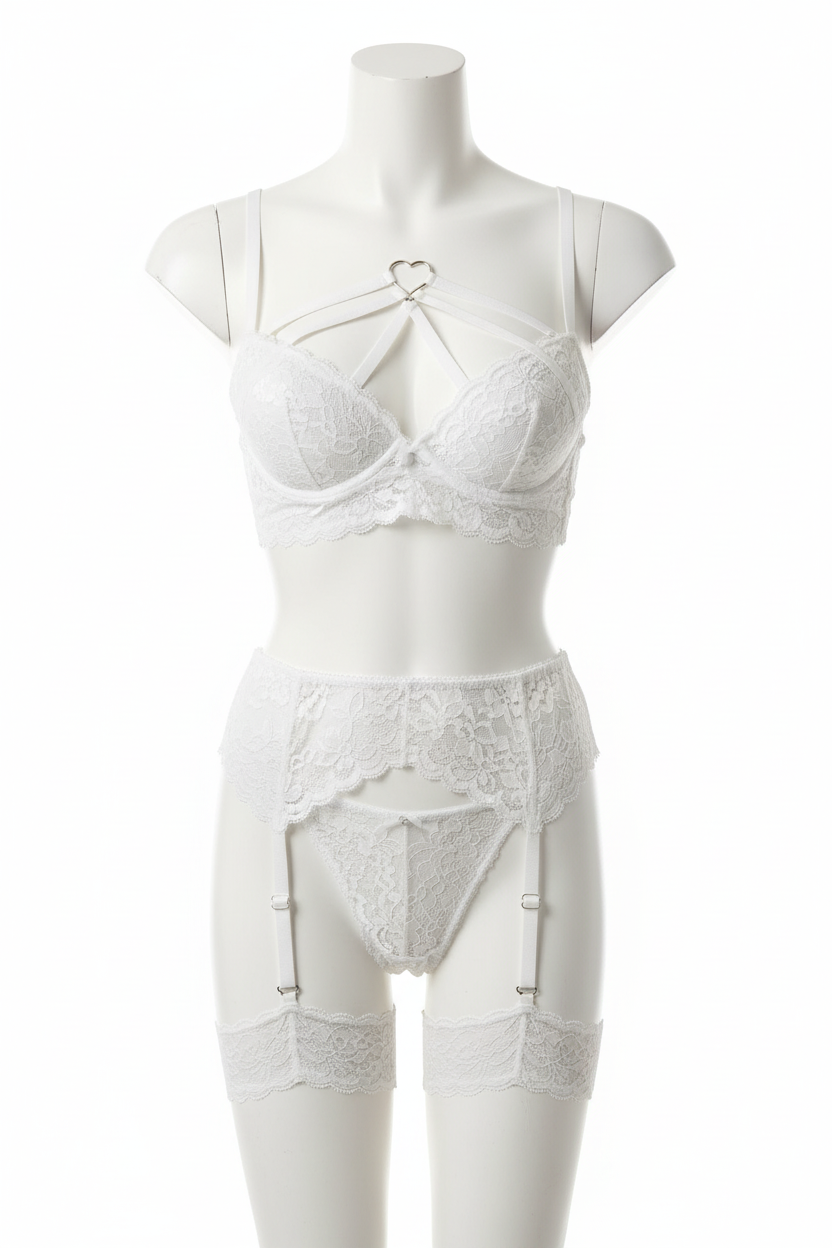 Maniquí frontal conjunto copa abierta