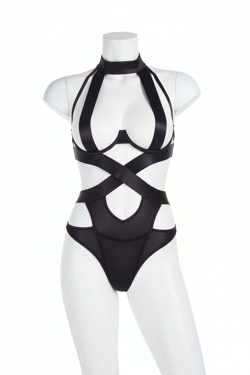 Maniquí frontal negro