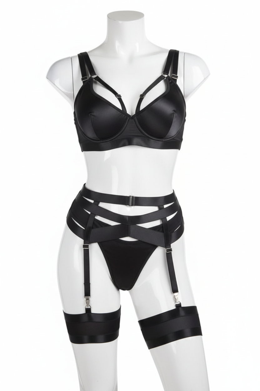 Maniquí frontal negro