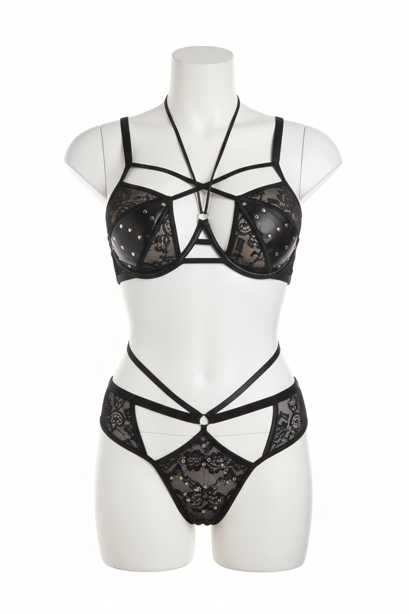 Maniquí frontal tachuelas