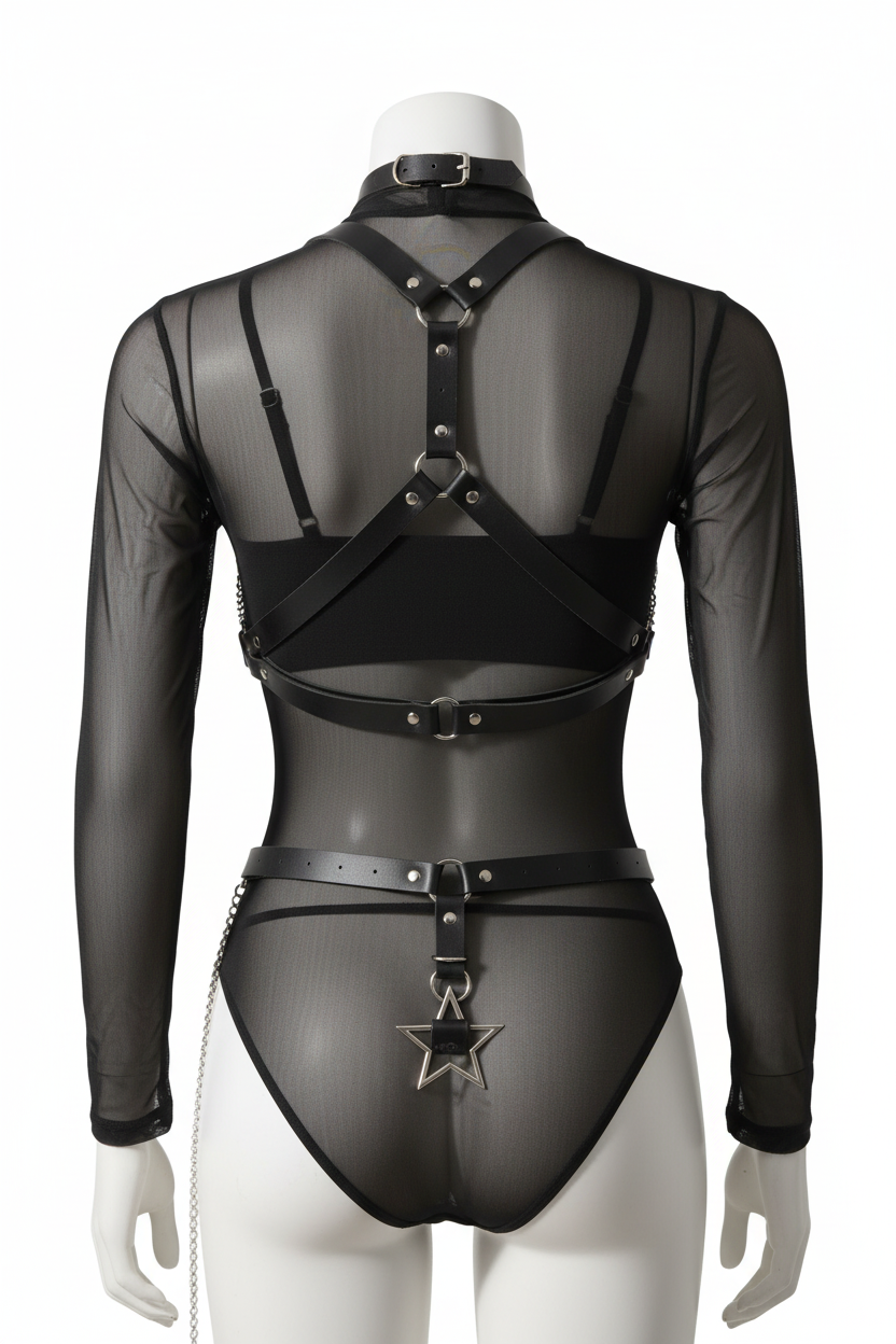 Maniquí trasera arnés estrella