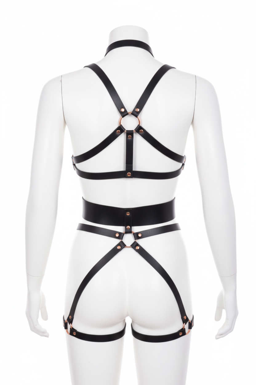 Maniquí trasera arnés