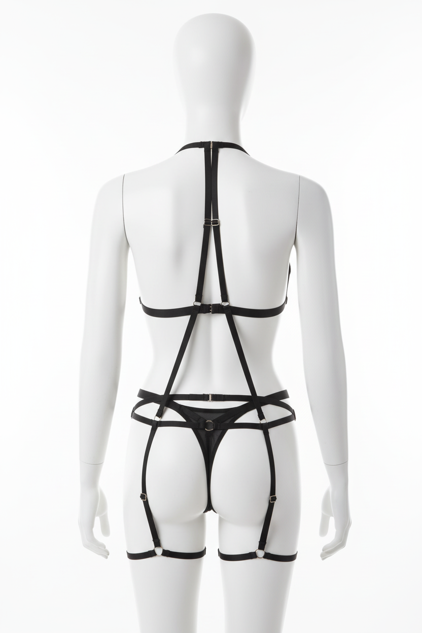 Maniquí trasera arnés