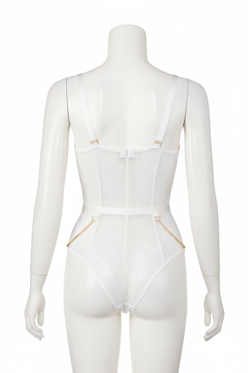 Maniquí trasera blanco