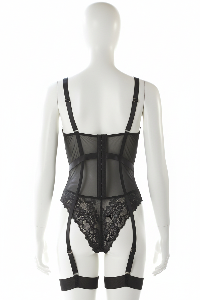 Maniquí trasera negro