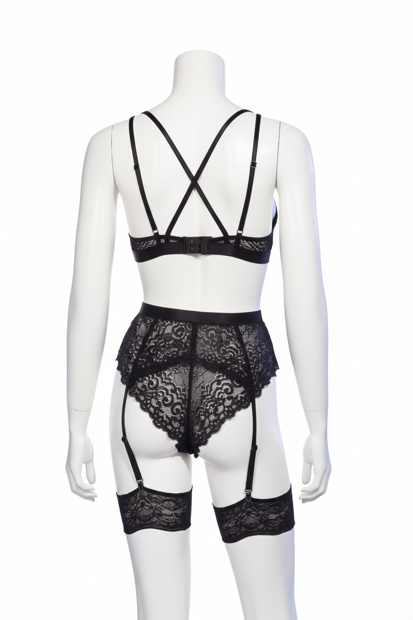 Maniquí trasera negro