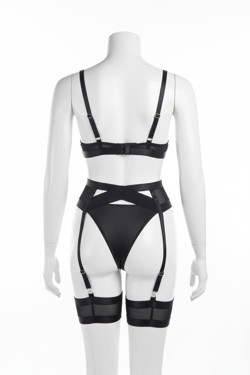 Maniquí trasera negro