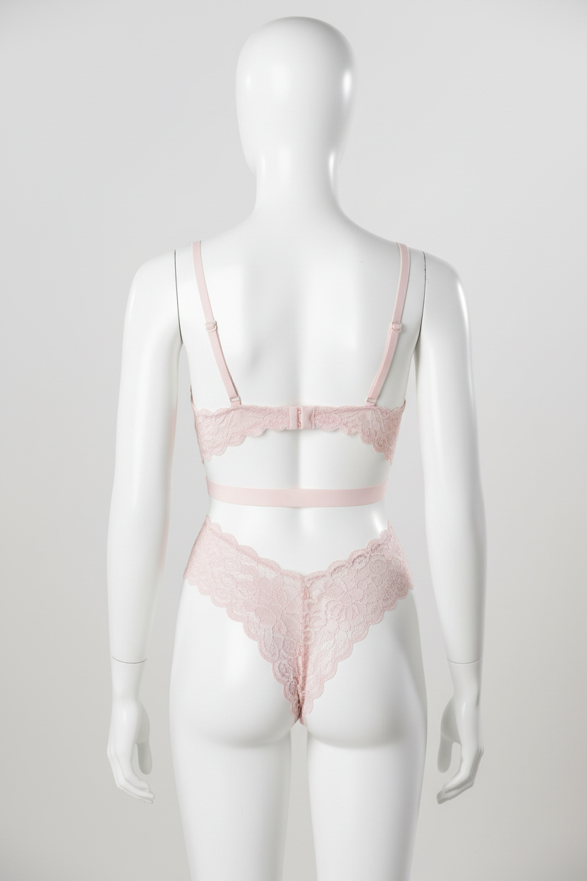 Maniquí trasera rosa CON CUERDAS