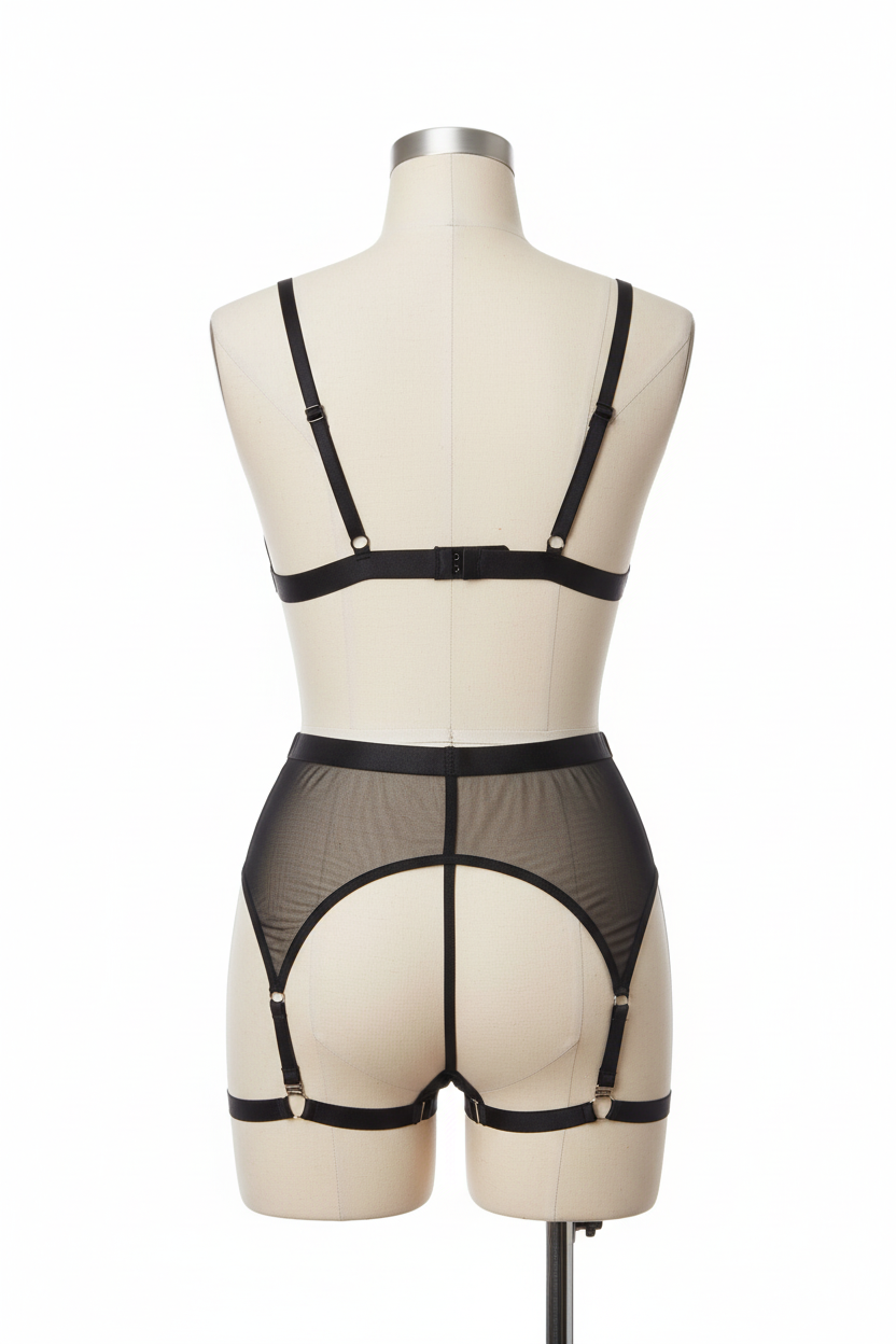 Maniquí trasera - tirantes normales